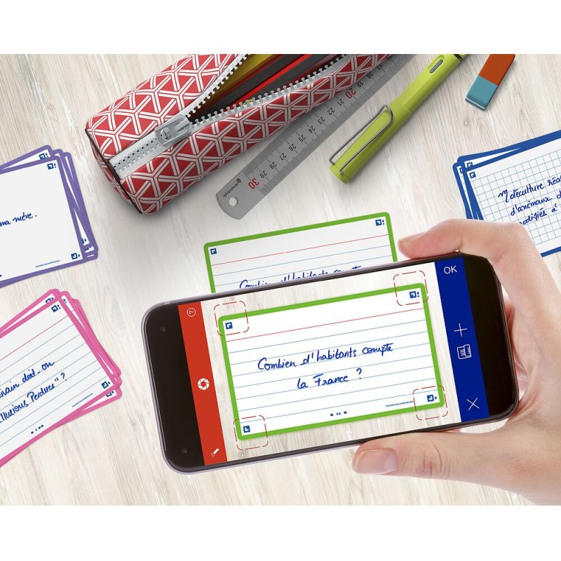 Oxford 400133884 index card Green 80 pc(s)