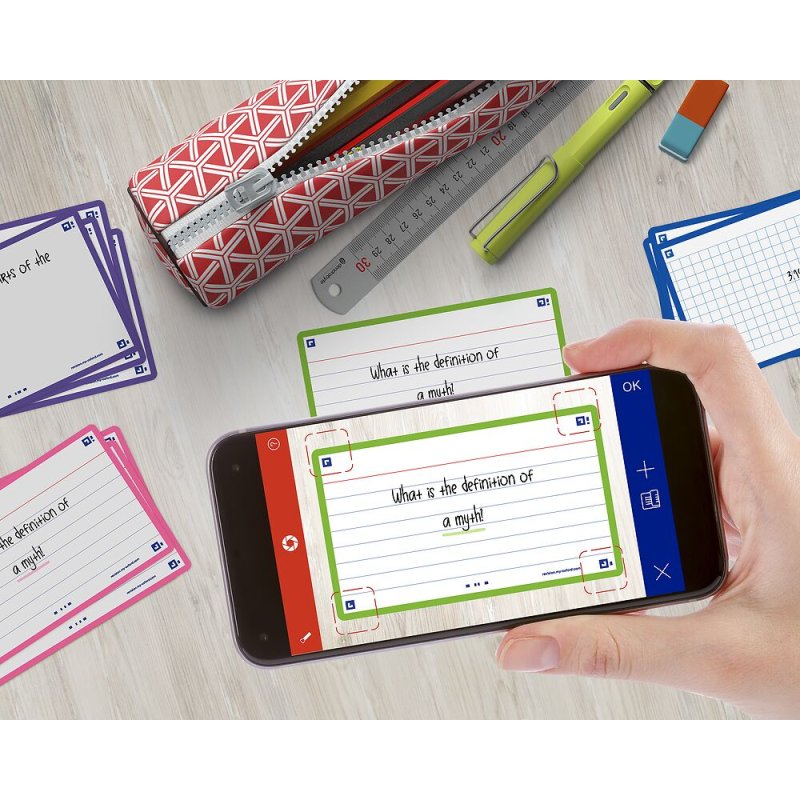 Oxford 400133884 index card Green 80 pc(s)