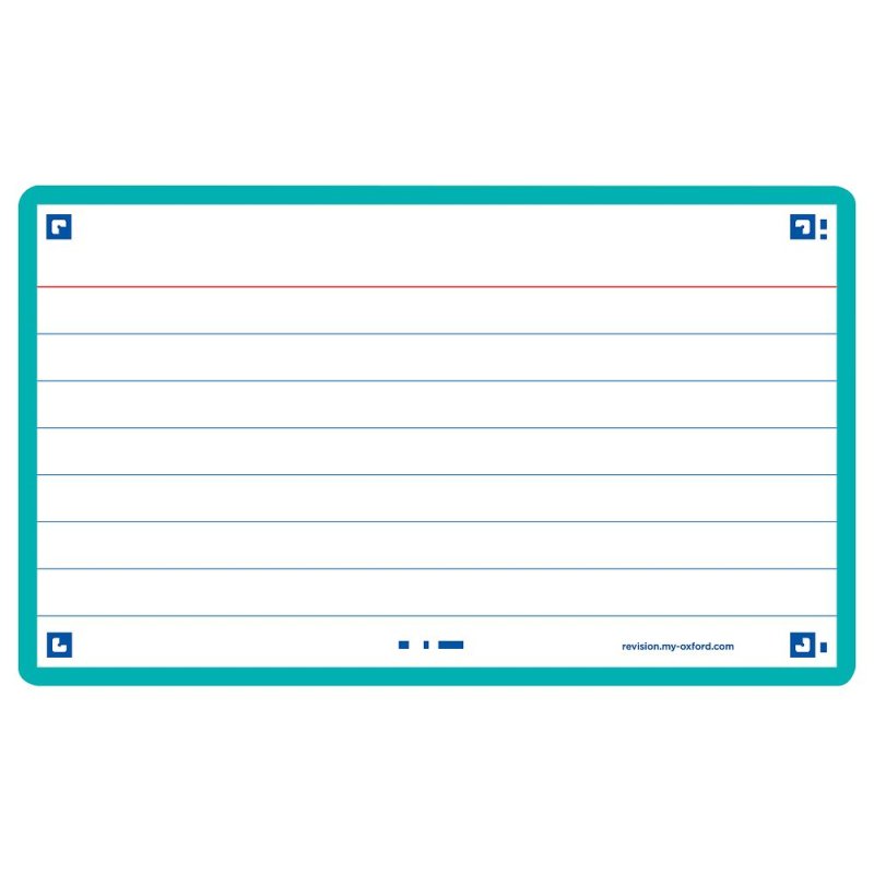 Oxford 400133885 index card Mint colour 80 pc(s)