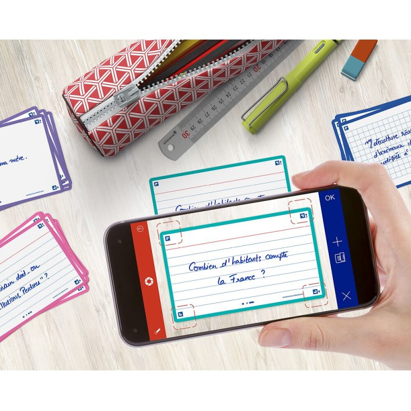 Oxford 400133885 index card Mint colour 80 pc(s)