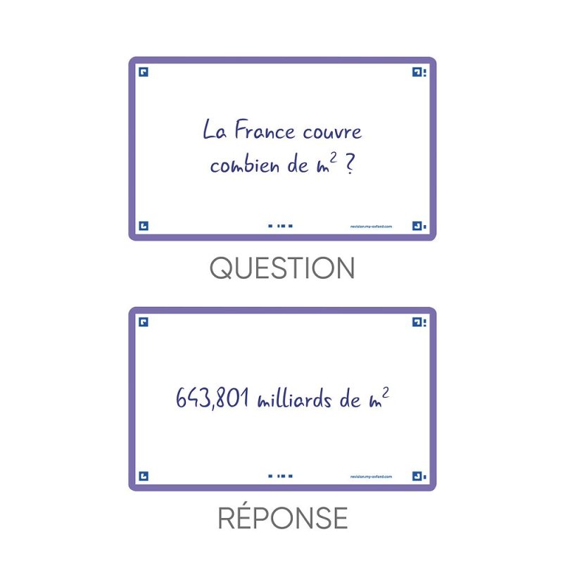 Oxford 400133889 index card Violet 80 pc(s)