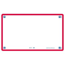 Oxford Fiches "Flash 2.0", 75 x 125 mm, uni, rouge