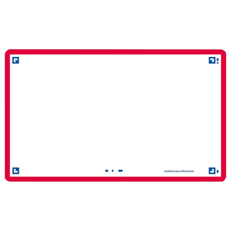 Oxford Fiches "Flash 2.0", 75 x 125 mm, uni, rouge