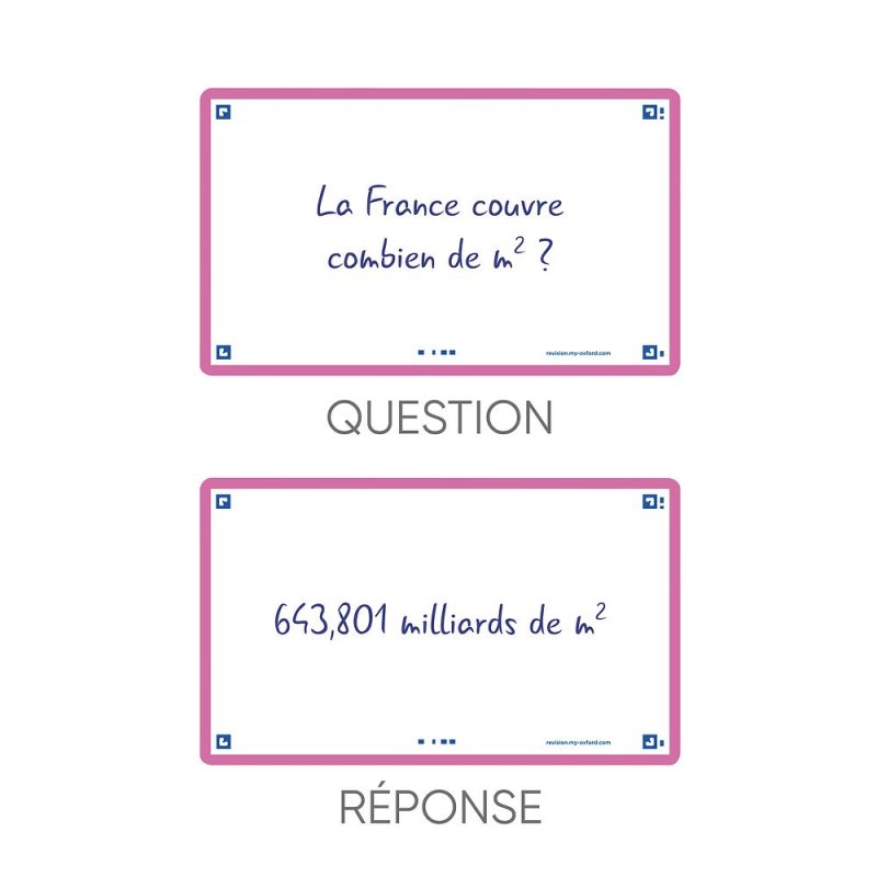 Oxford 400133893 index card Fuchsia 80 pc(s)