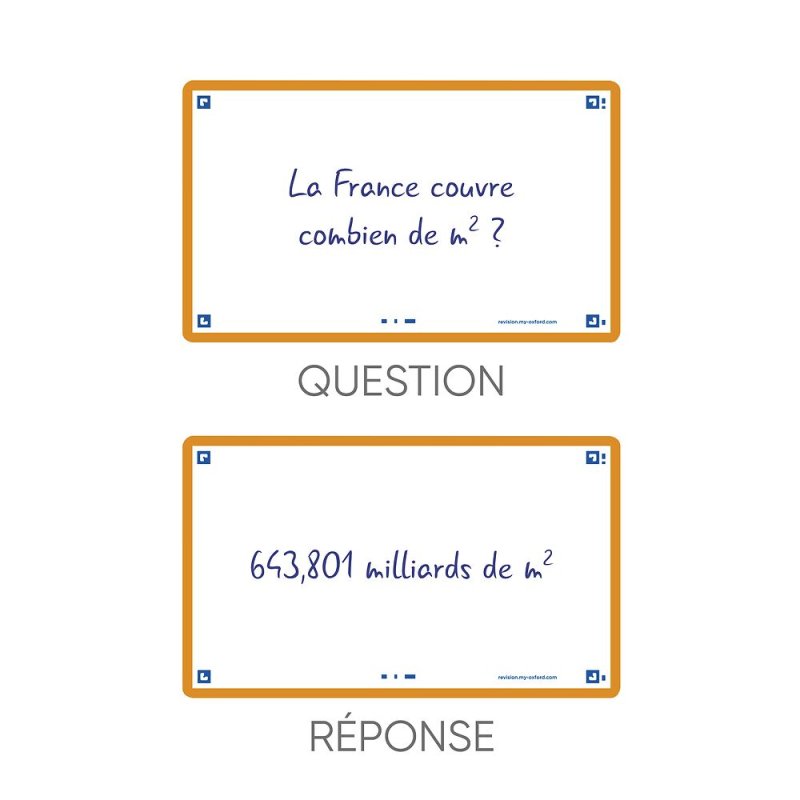 Oxford 400133894 index card Orange 80 pc(s)