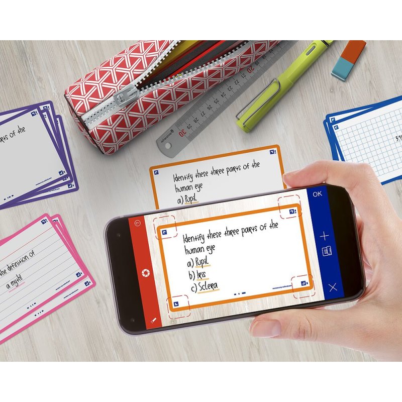 Oxford 400133894 index card Orange 80 pc(s)