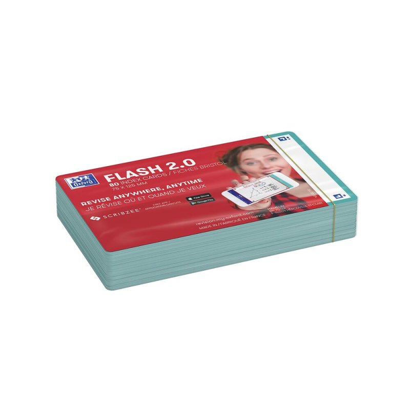 Oxford 400133897 index card Mint colour 80 pc(s)