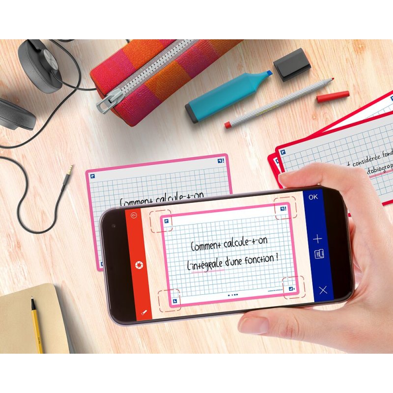 Oxford 400133905 index card Fuchsia 80 pc(s)