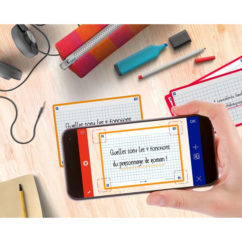 Oxford 400133906 index card Orange 80 pc(s)