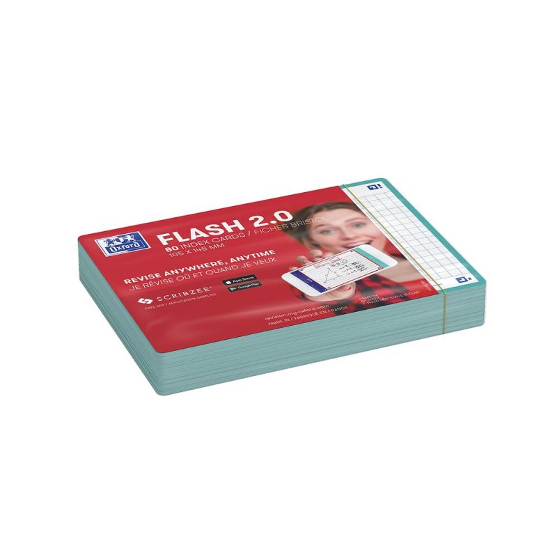 Oxford 400133909 index card Mint colour 80 pc(s)