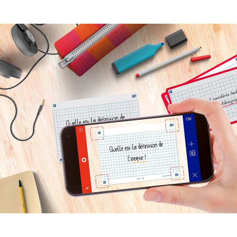 Oxford Fiches "Flash 2.0", 105 x 148 mm, blanc