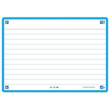 Oxford 400133912 index card Turquoise 80 pc(s)