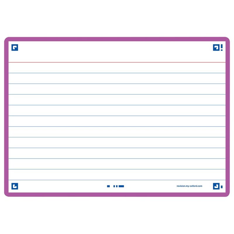 Oxford Fiches "Flash 2.0", 105 x 148 mm, lilas