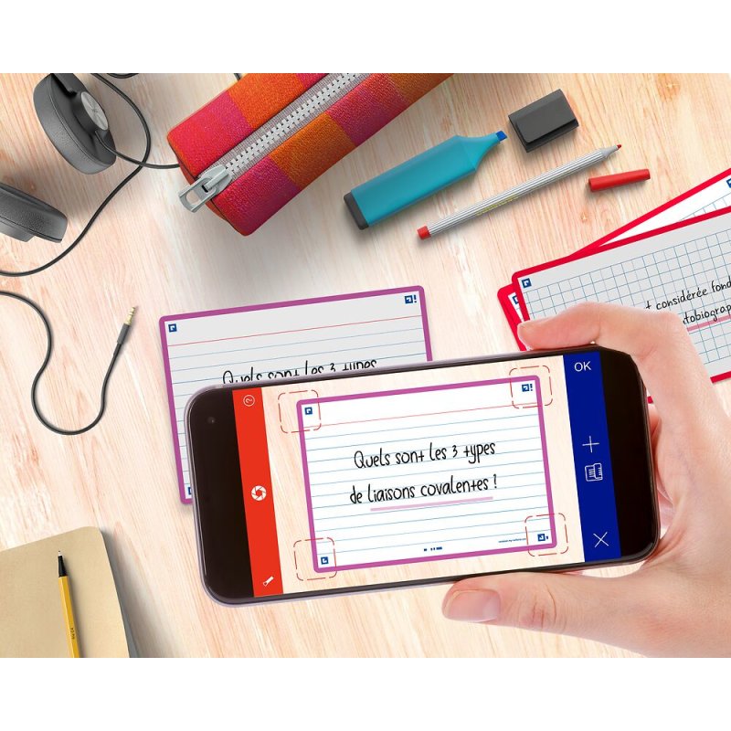 Oxford 400133914 index card Purple 80 pc(s)