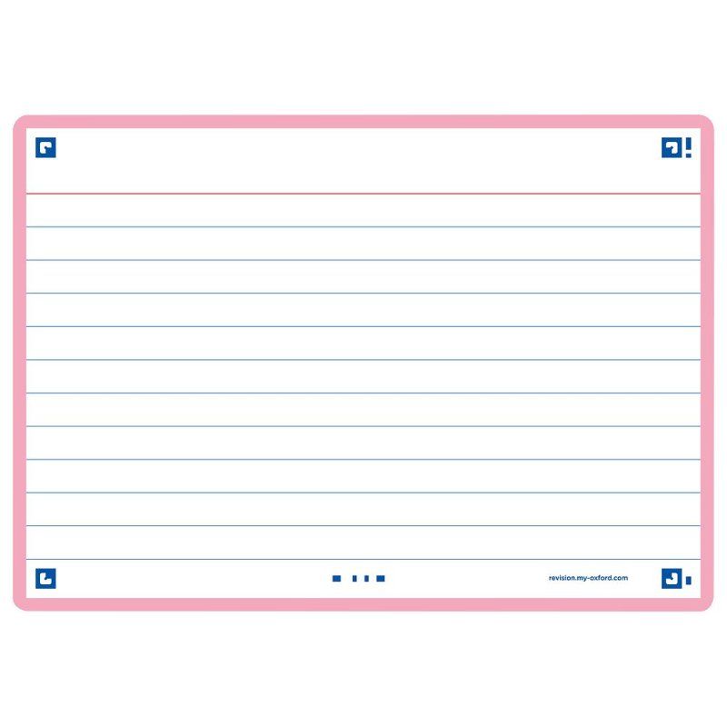 Oxford 400133915 index card Pink 80 pc(s)
