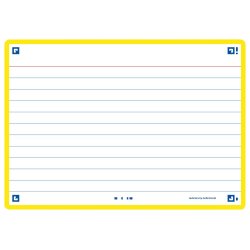Oxford Fiches "Flash 2.0", 105 x 148 mm, jaune