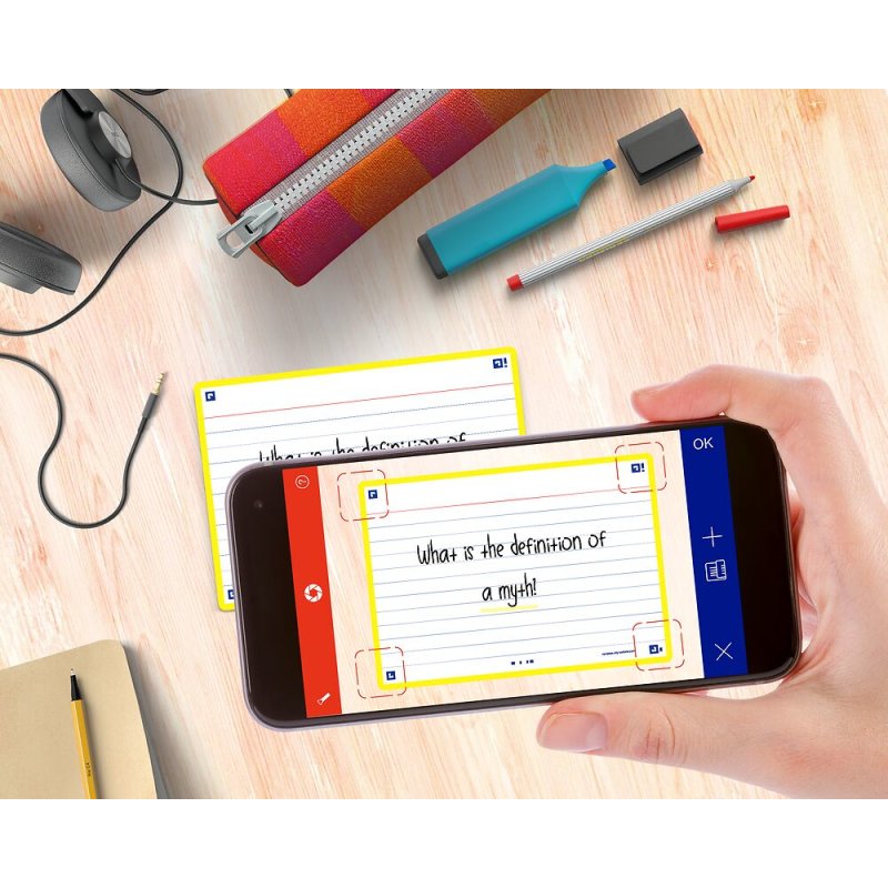 Oxford 400133919 index card Yellow 80 pc(s)