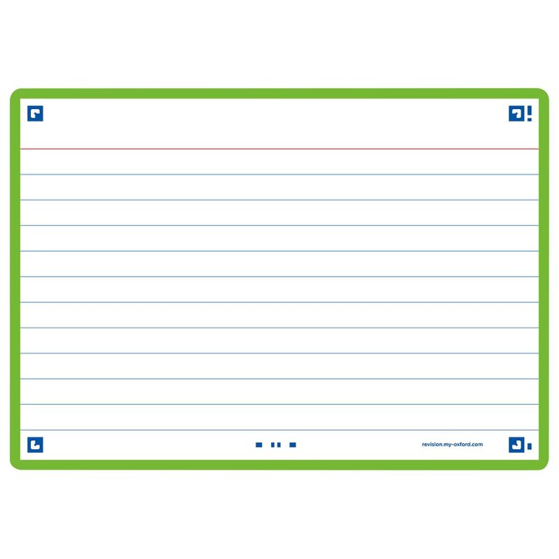 Oxford 400133920 index card Green 80 pc(s)