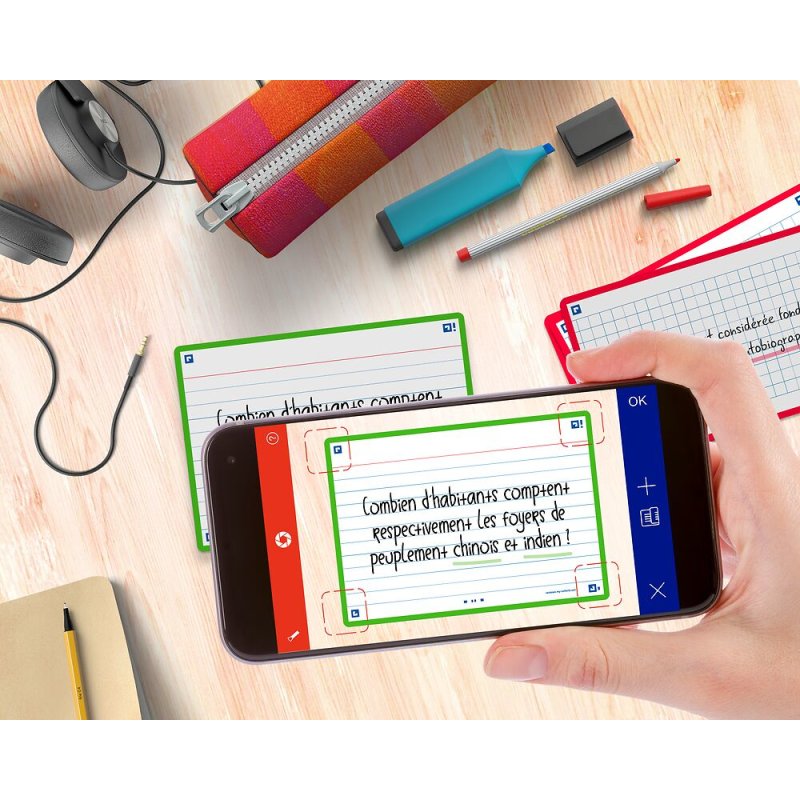 Oxford 400133920 index card Green 80 pc(s)