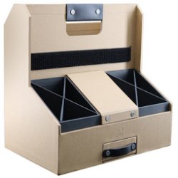 Oxford Organiseur de bureau "Savana", en carton, naturel