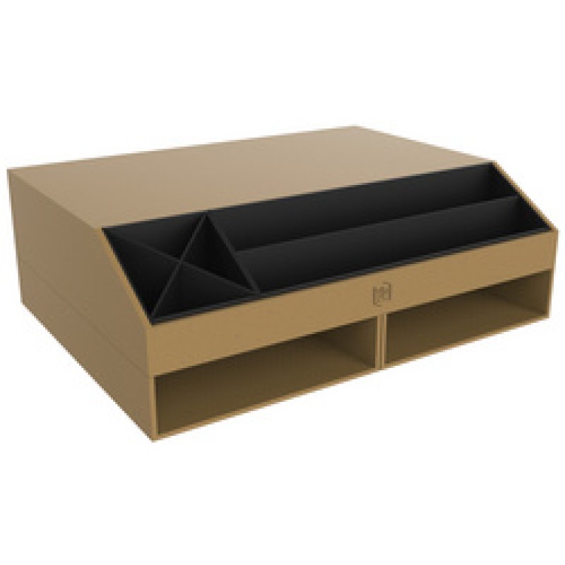 Oxford Support pour écran "Savana", en carton, naturel