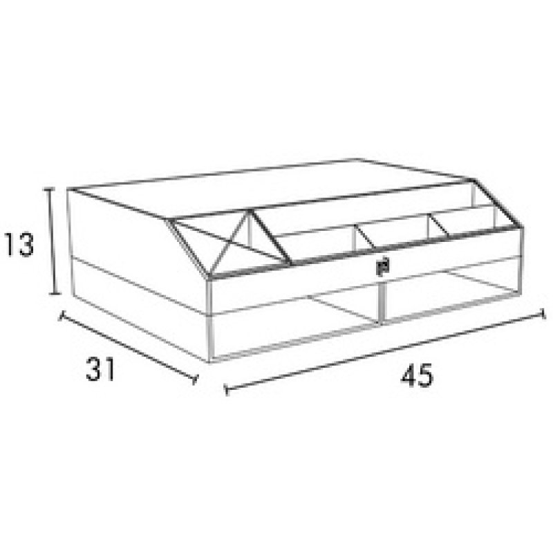 Oxford Support pour écran "Savana", en carton, naturel