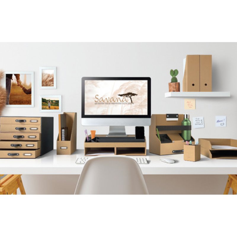 Oxford Module de classement "Savana", A4, en carton, naturel