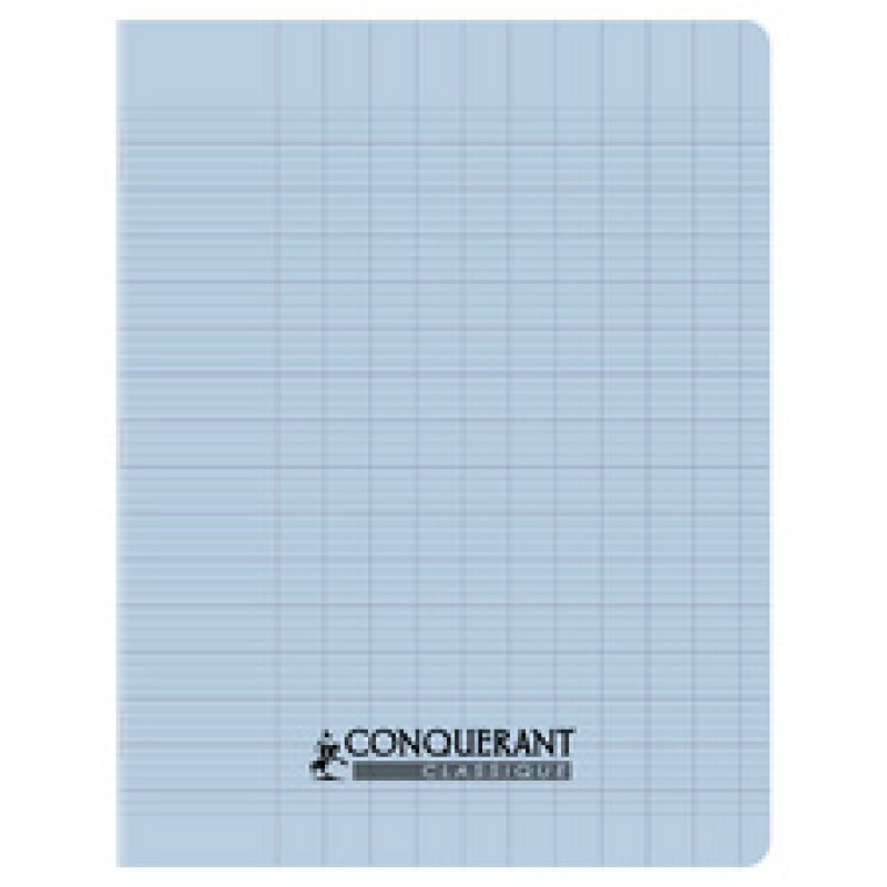 CONQUERANT CLASSIQUE Cahier 170 x 220 mm, Seyès, bleu pastel