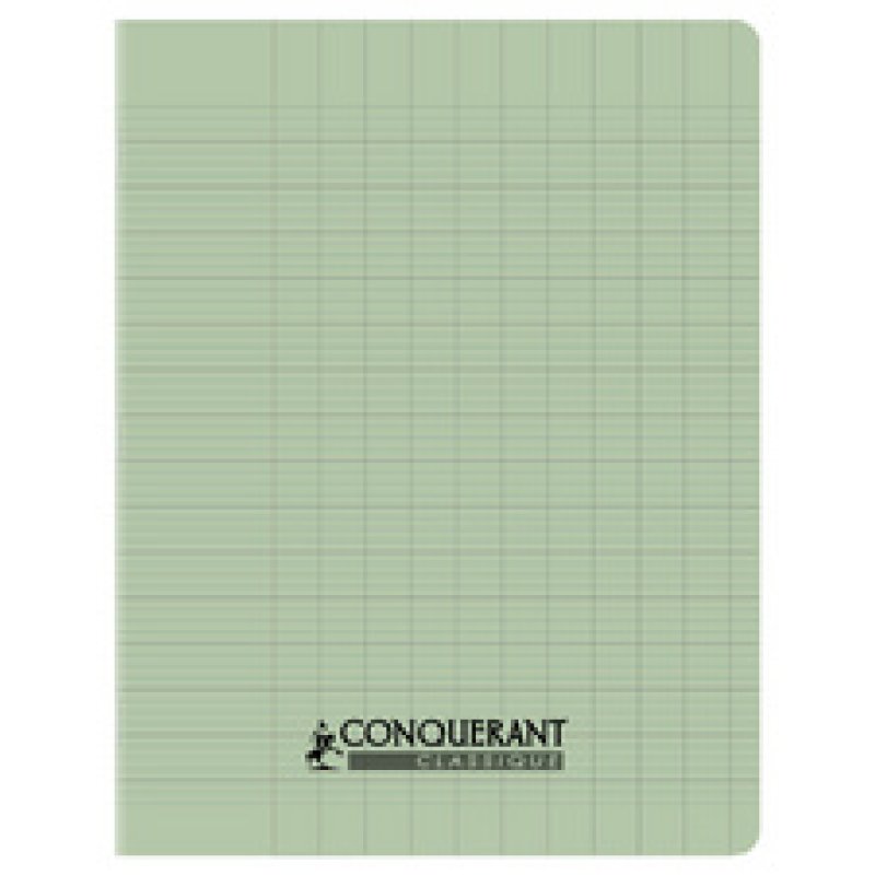 CONQUERANT CLASSIQUE Cahier 170 x 220 mm, Seyès, vert pastel