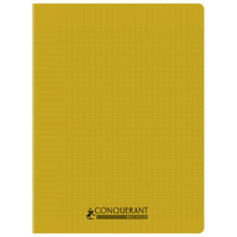 CONQUERANT CLASSIQUE Cahier recyclé, 170 x 220 mm, jaune