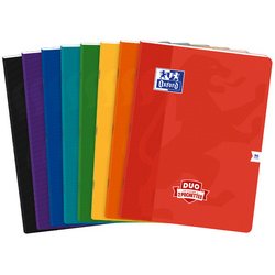 Oxford Cahier à pochettes DUO, 240 x 320 mm, seyès, 96 pages