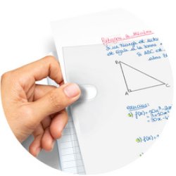 Oxford Cahier à pochettes DUO, 240 x 320 mm, seyès,pack de 4