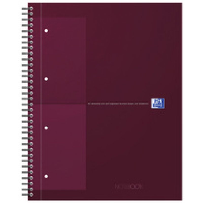 Oxford International Cahier NOTEBOOK, A4, ligné, vert foncé