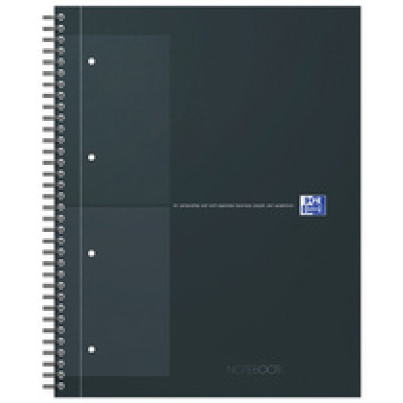 Oxford International Cahier NOTEBOOK, A4, ligné, vert foncé