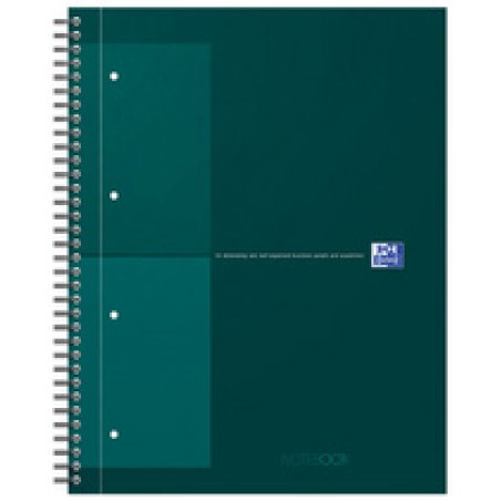 Oxford International Cahier NOTEBOOK, A4, ligné, pétrole