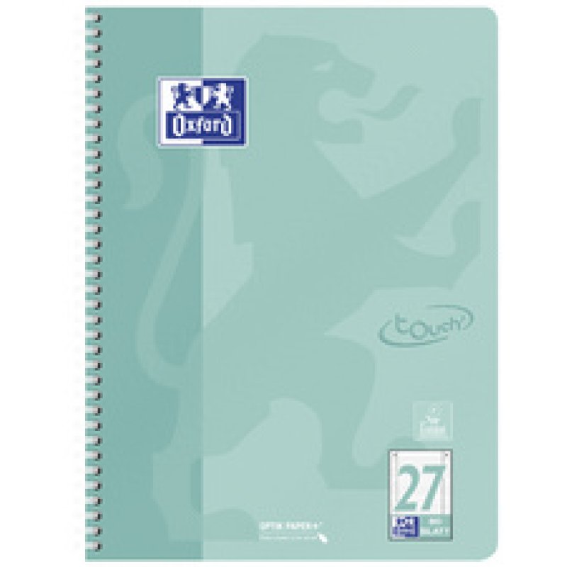 Oxford Cahier Touch pastel, A4, quadrillé