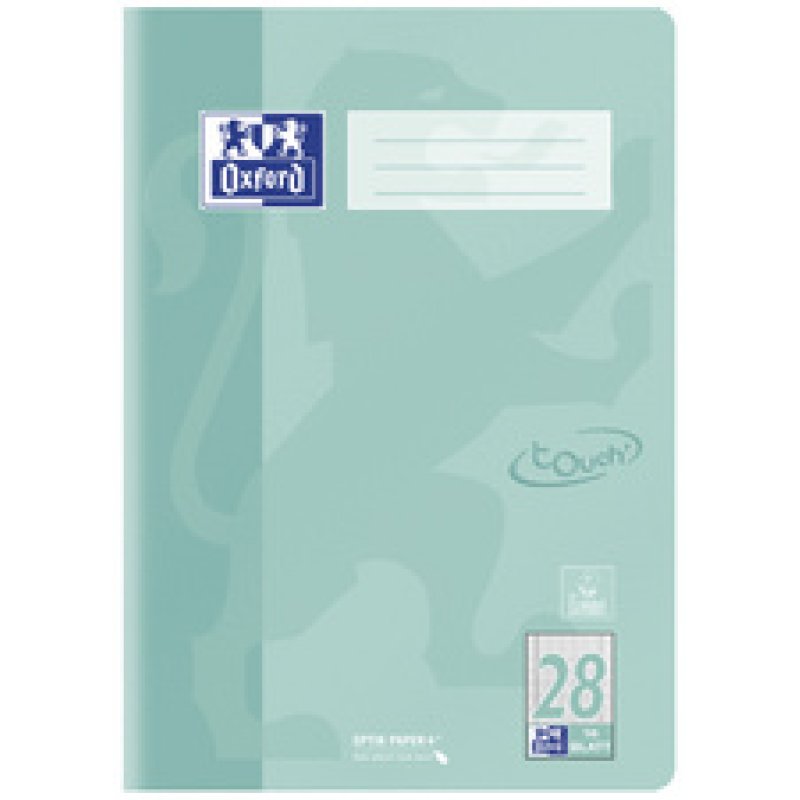 Oxford Cahier Touch pastel, A4, linéature 27, corail
