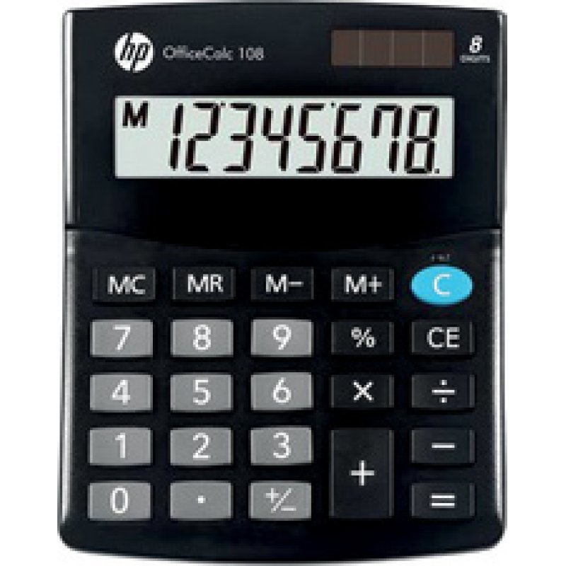 hp Calculatrice de bureau "OfficeCalc 108", noir
