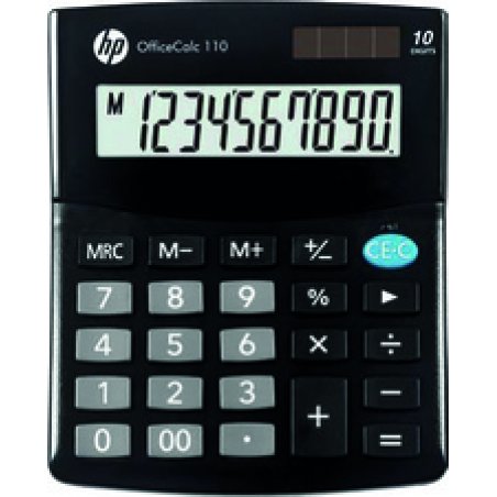 hp Calculatrice de bureau "OfficeCalc 110", noir