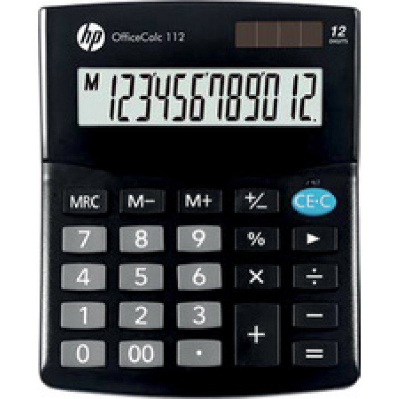 hp Calculatrice de bureau "OfficeCalc 112", noir