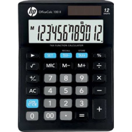 hp Calculatrice de bureau "OfficeCalc 100 II", noir