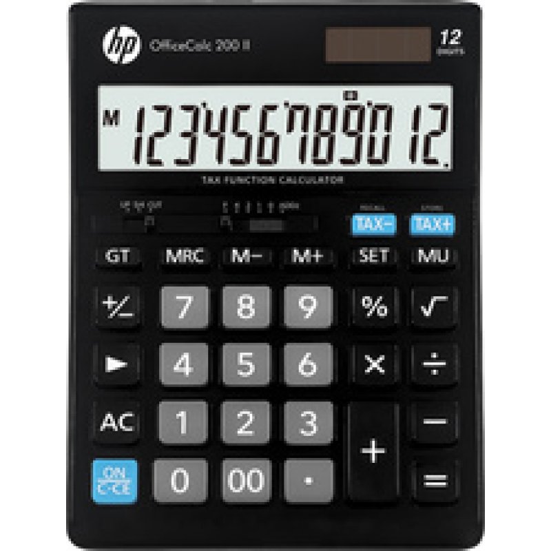 hp Calculatrice de bureau "OfficeCalc 200 II", noir