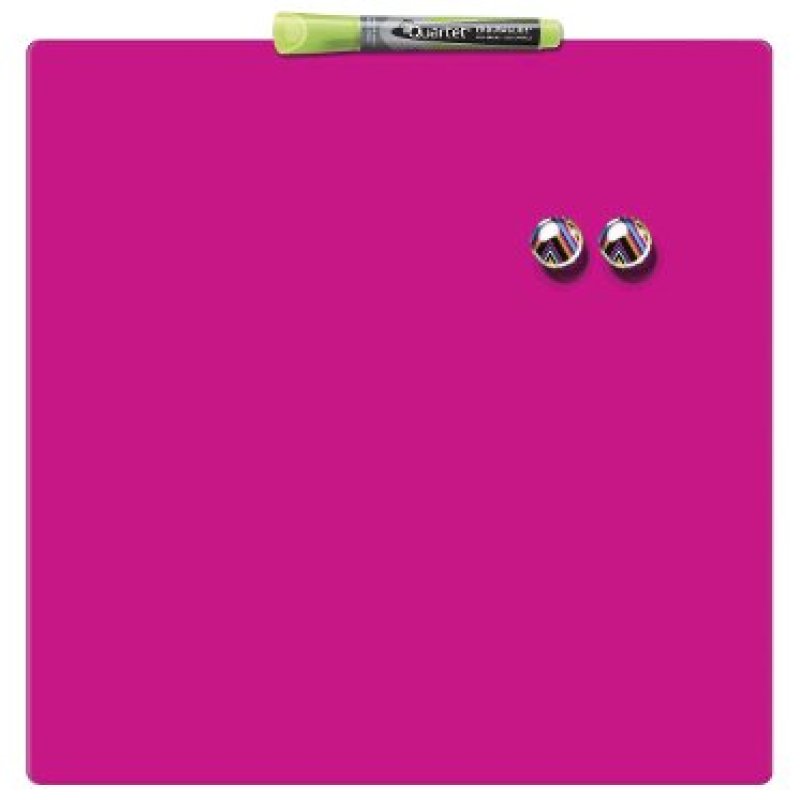 Rexel Magnetic Square Tile 360x360mm Pink