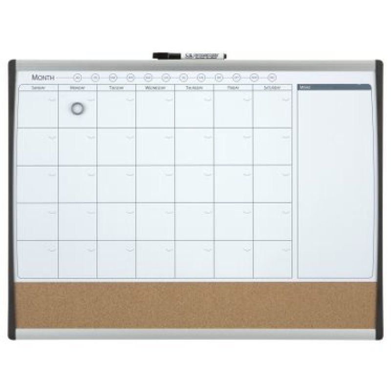 Rexel Magnetic Monthly Organiser Combi Board 585x430mm