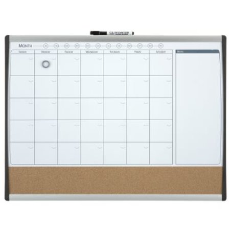 nobo Tableau combiné à grille de calendrier, (l)585x(H)430mm