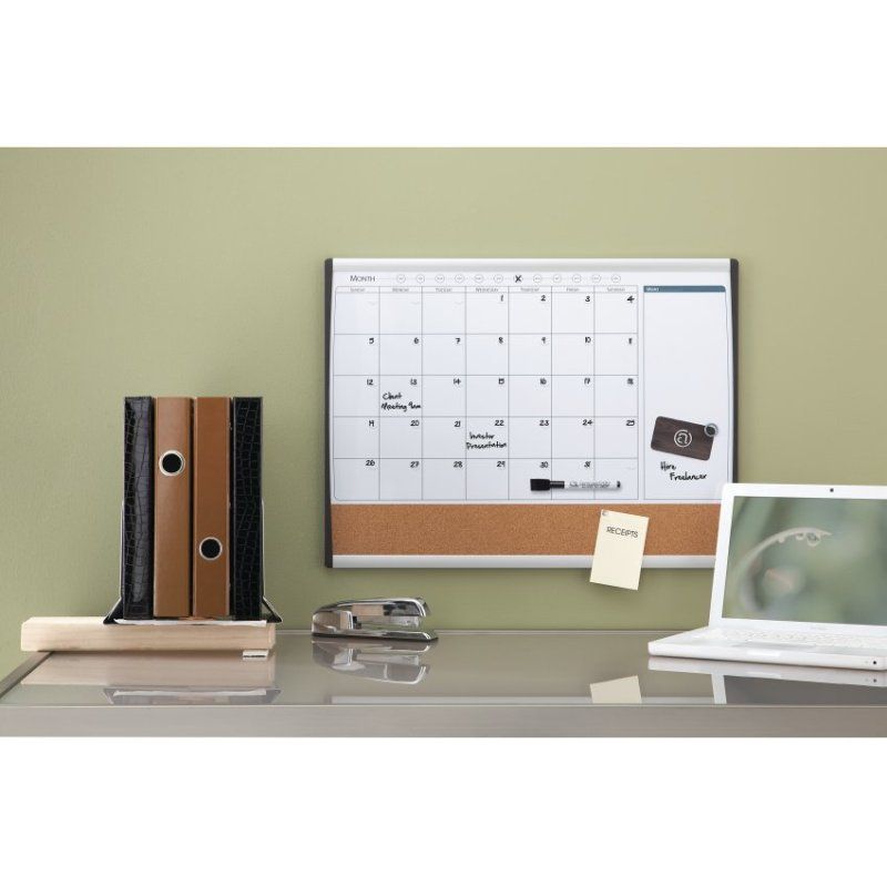 Rexel Magnetic Monthly Organiser Combi Board 585x430mm