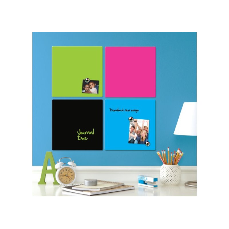 Rexel Magnetic Drywipe Tile 360x360mm Blue