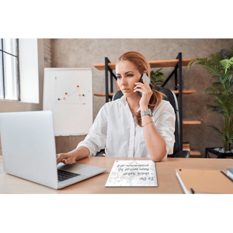 nobo Bloc-notes en verre, (L)152 x (P)230 mm, set de 2