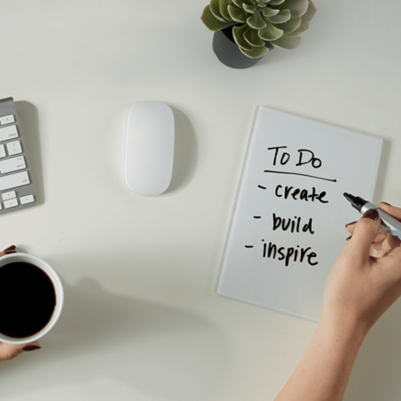 Nobo 1915601 Tableau blanc 230 x 152 mm Verre