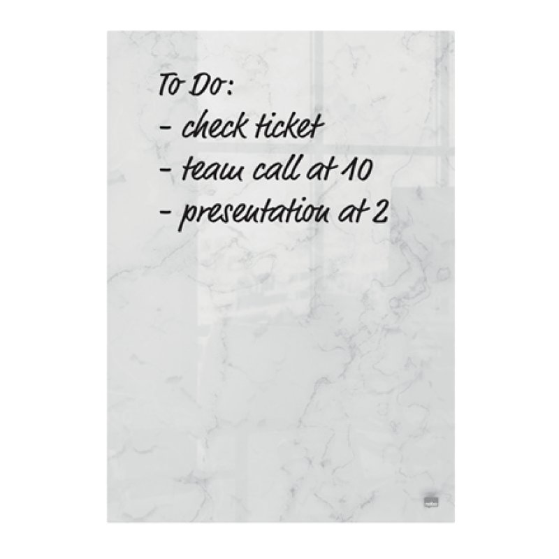 Nobo 1915601 Tableau blanc 230 x 152 mm Verre